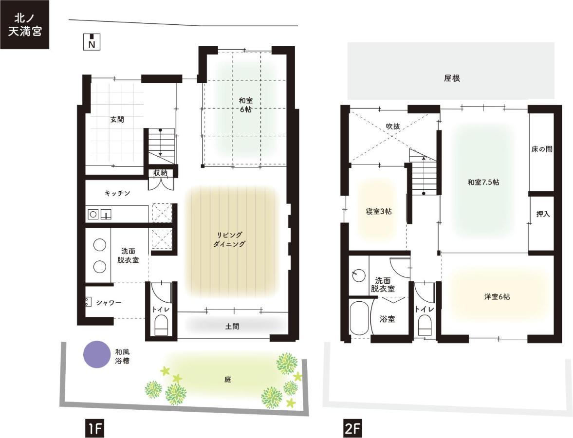 香柏 北ノ天満宮 - Kouhaku Kitanotenmangu, Kyoto Machiya Extérieur photo